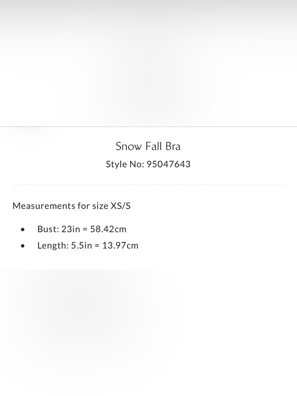 NWOT FP Movement by Free People Snow Fall Bra - Picture 9 of 9